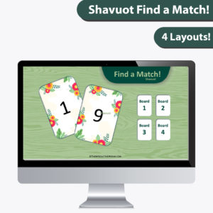 Shavuot Find a Match! An Interactive Shavuot Memory Game